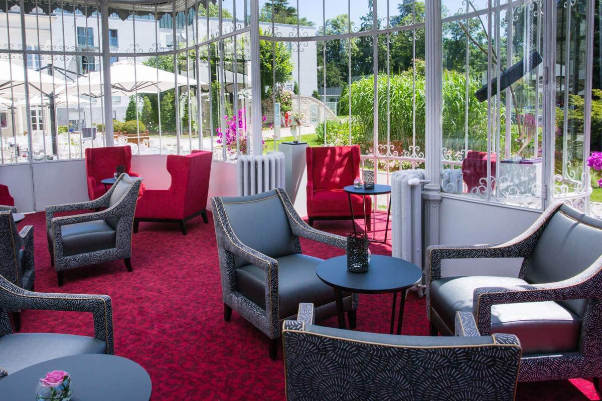 Luxury hotel lounge in Touraine