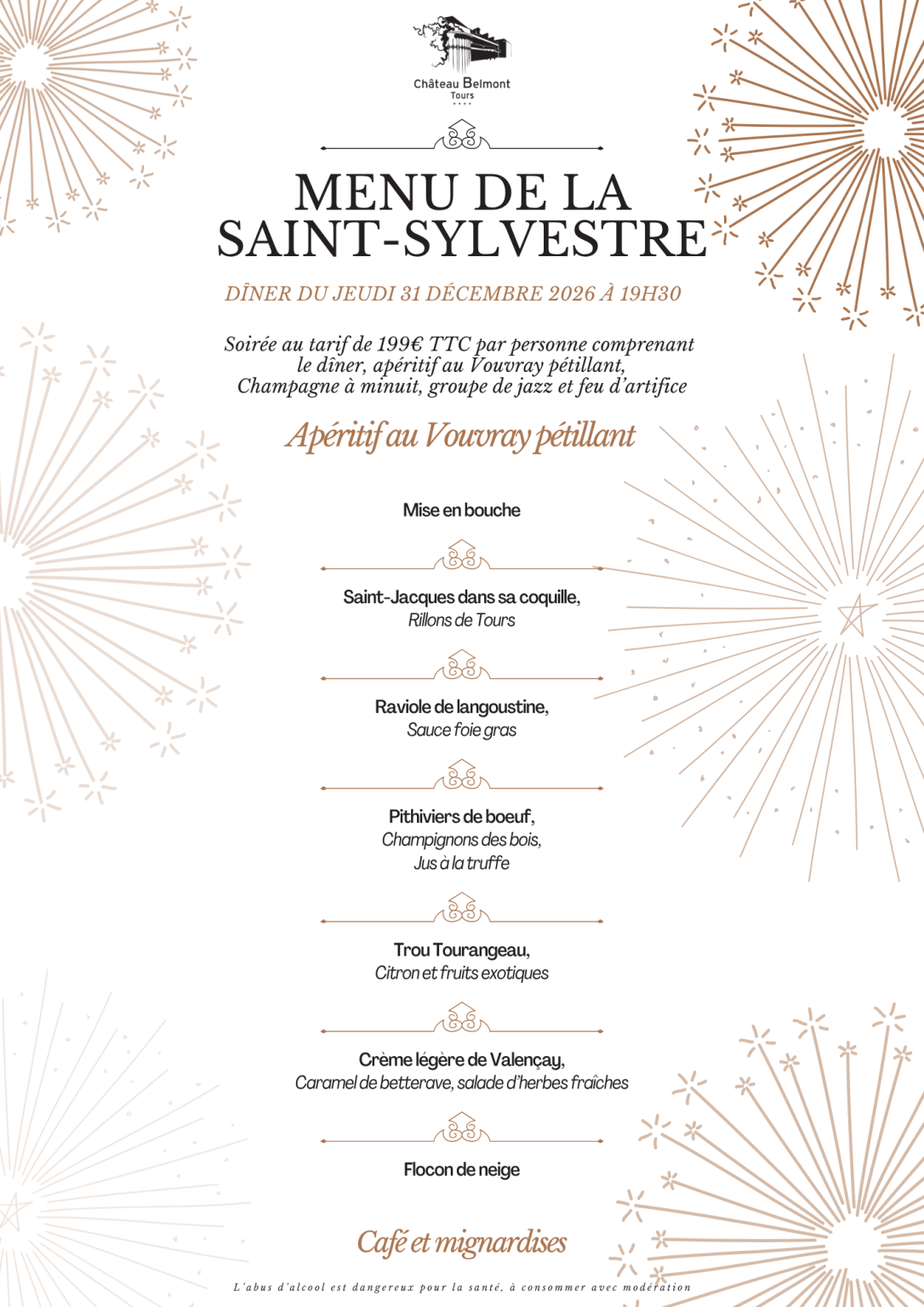 Menu Saint-Sylvestre 2026