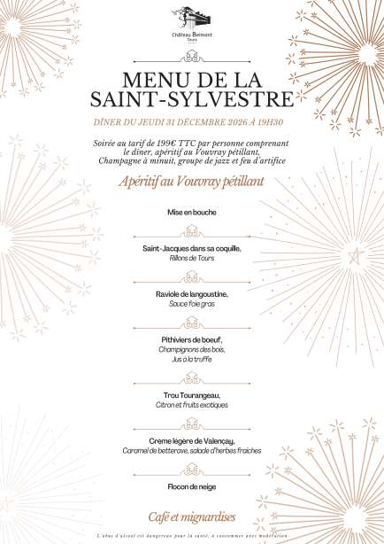 Menu Saint-Sylvestre 2026